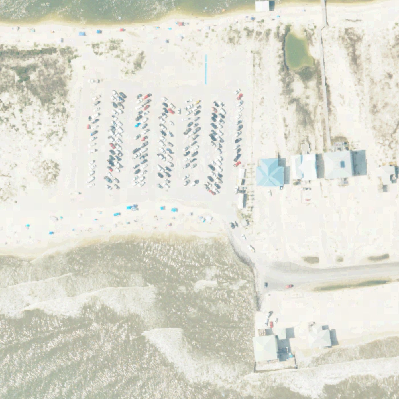 Aerial map of West End Public Beach