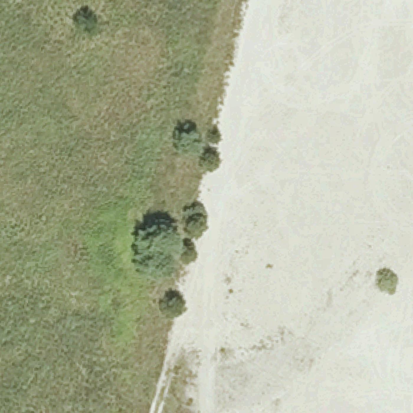 Aerial map of West Greenwich Sand Dunes