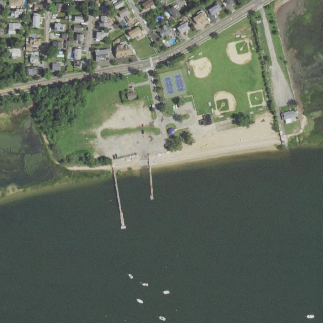 Aerial map of West Harbor Beach