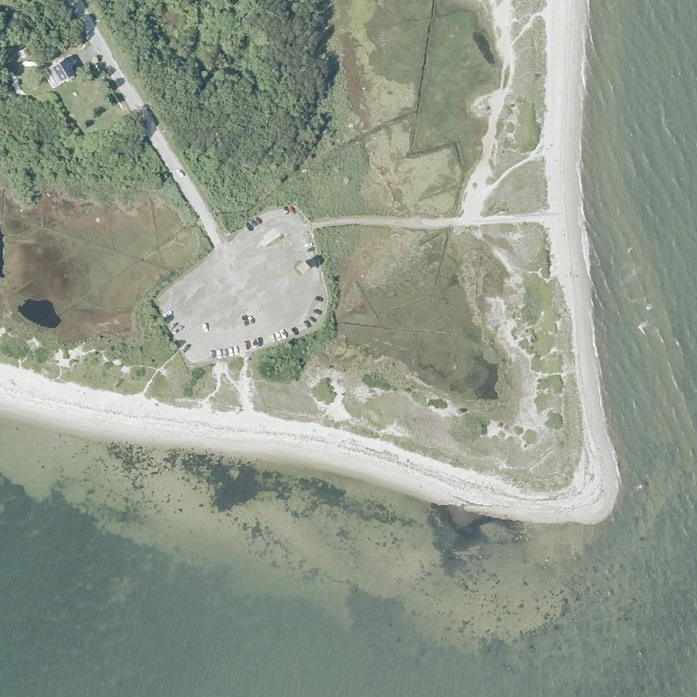 Aerial map of West Island Town Beach