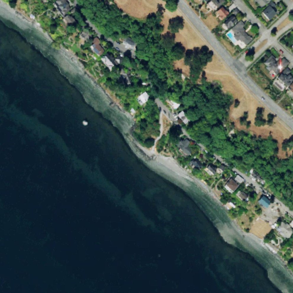 Aerial map of West McGraw Street End