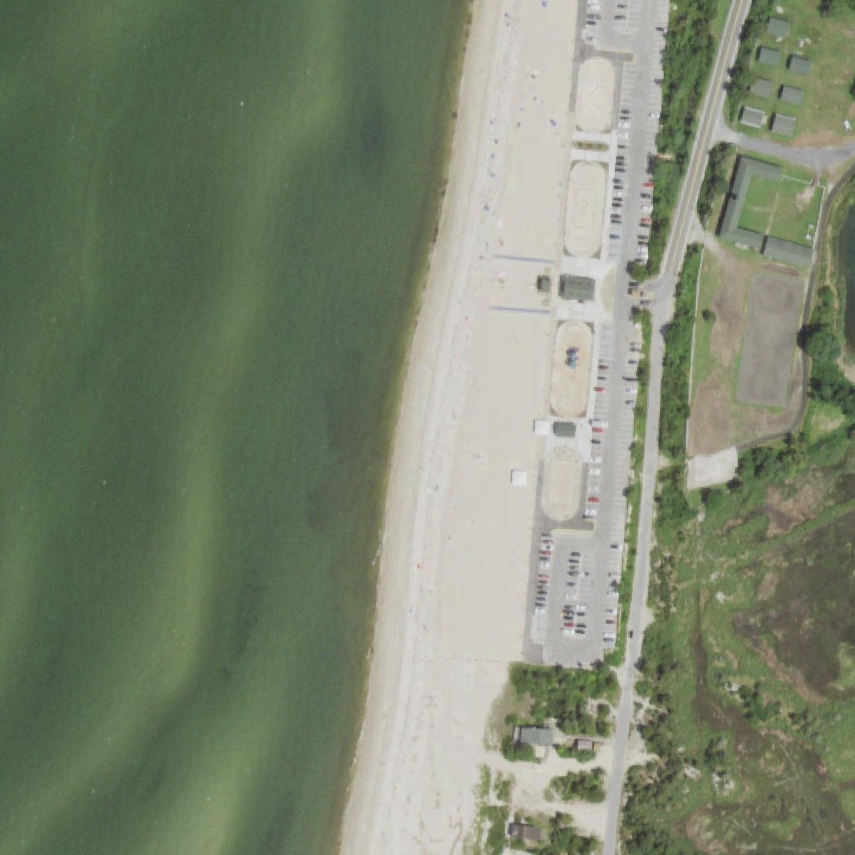 Aerial map of West Meadow Beach