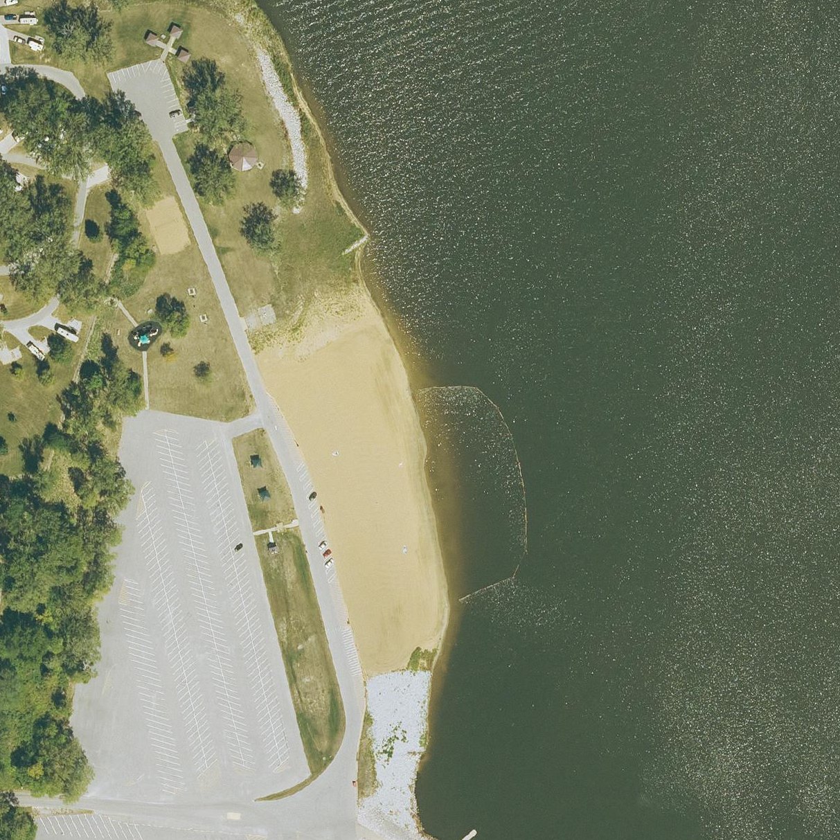 Aerial map of West Overlook Beach