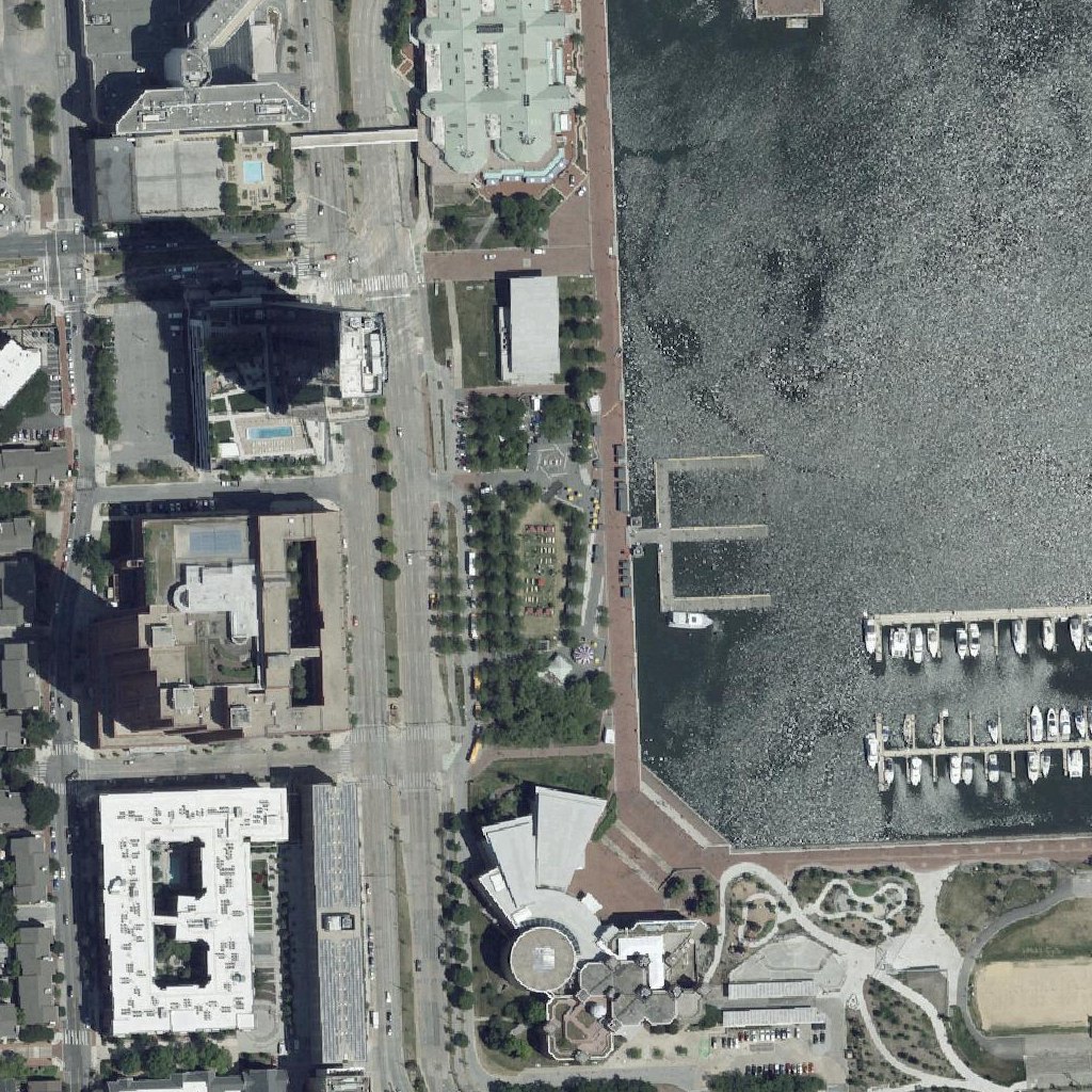 Aerial map of West Shore Park