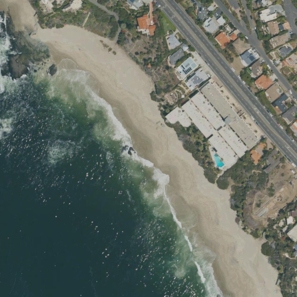 Aerial map of West Street Beach