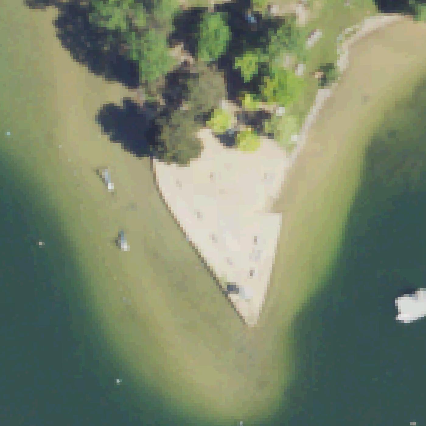 Aerial map of Westacres Beach