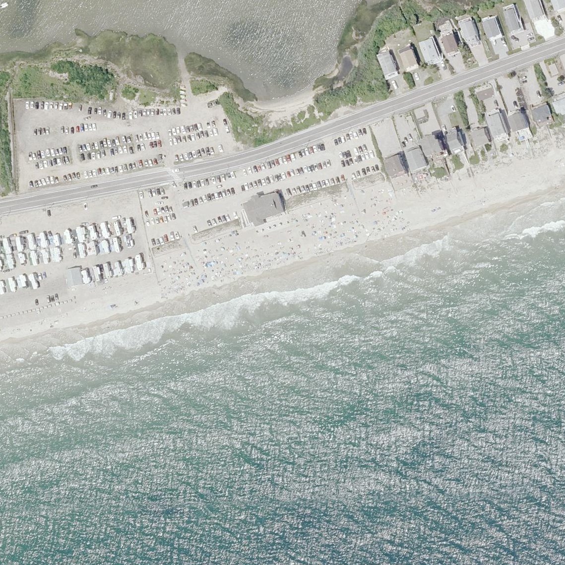 Aerial map of Westerly Town Beach