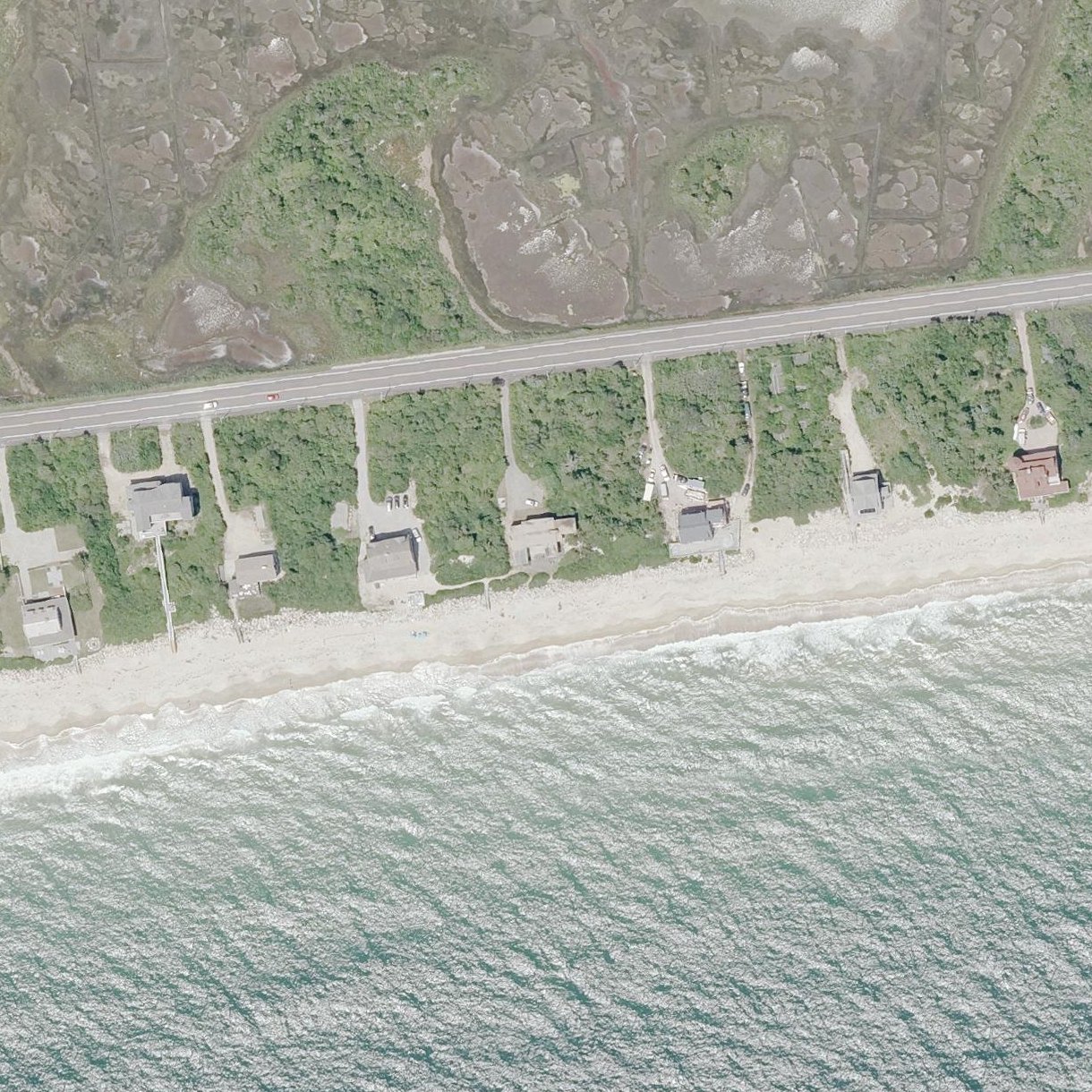 Aerial map of Westerly Town Beach