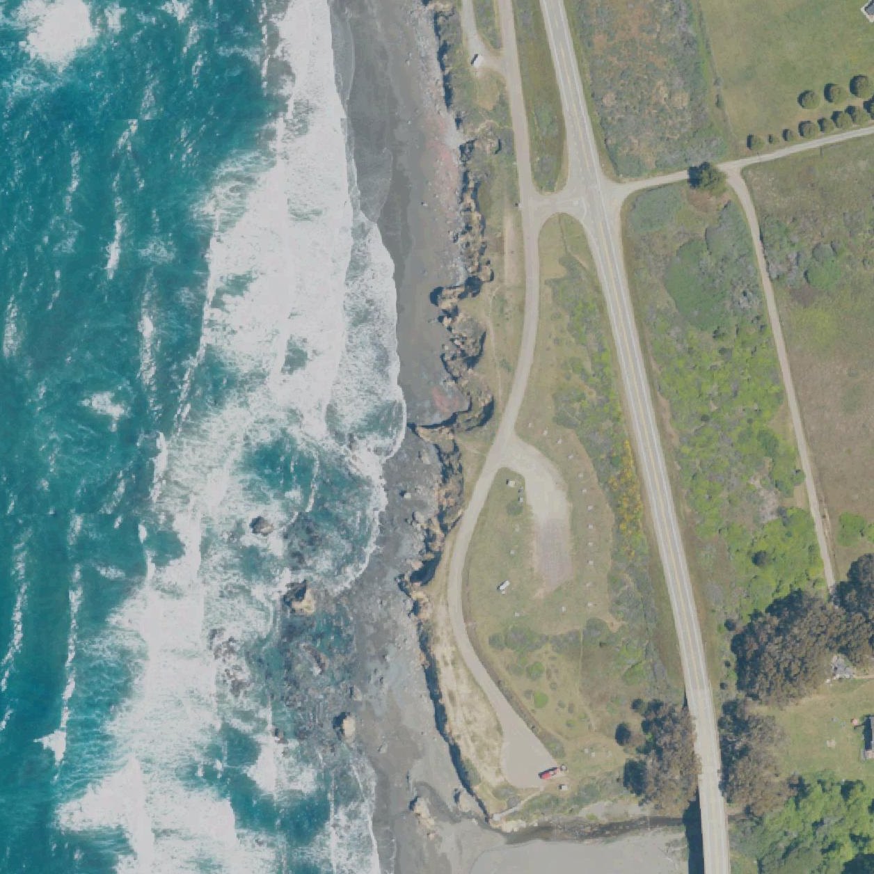 Aerial map of Westport Beach