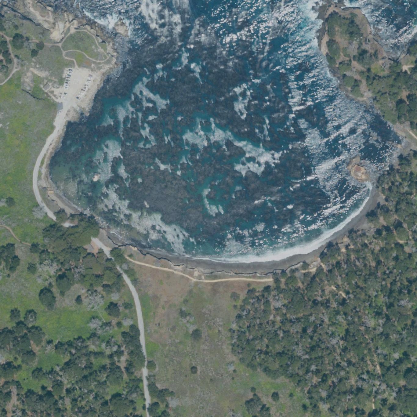 Aerial map of Whalers Cove