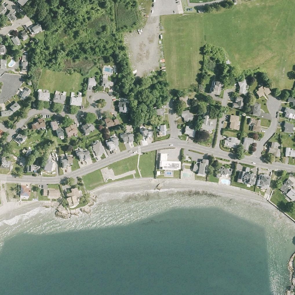 Aerial map of Whales Beach