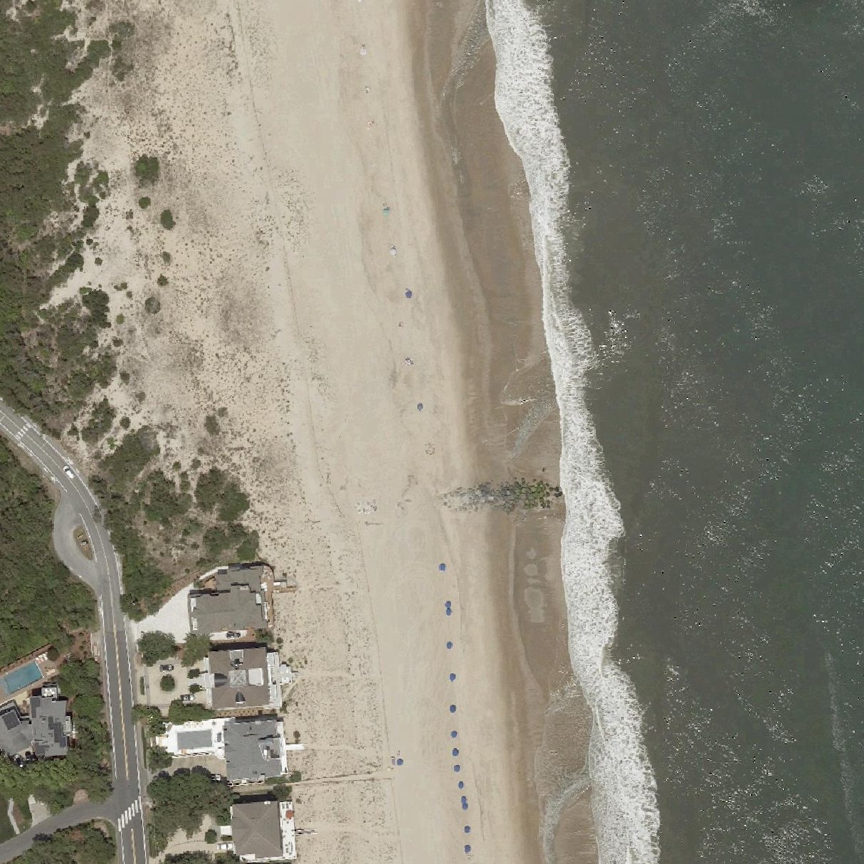 Aerial map of Whiskey Beach