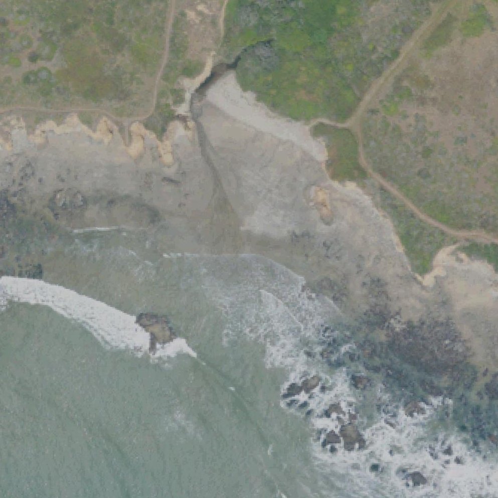 Aerial map of Whitehouse Creek Beach