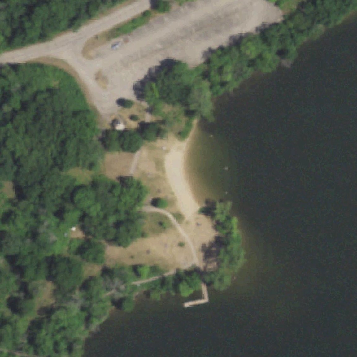 Aerial map of Whitewater Beach