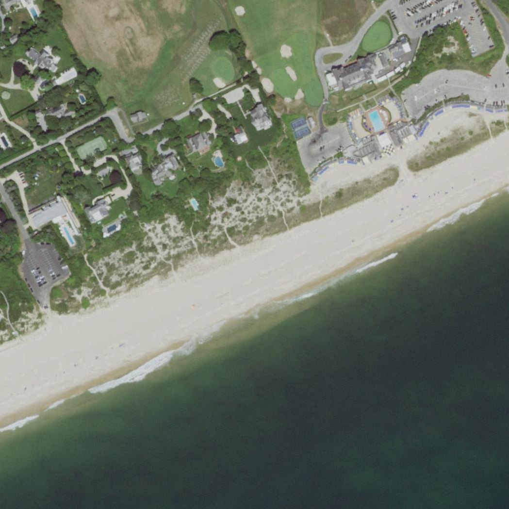Aerial map of Wiborg Beach
