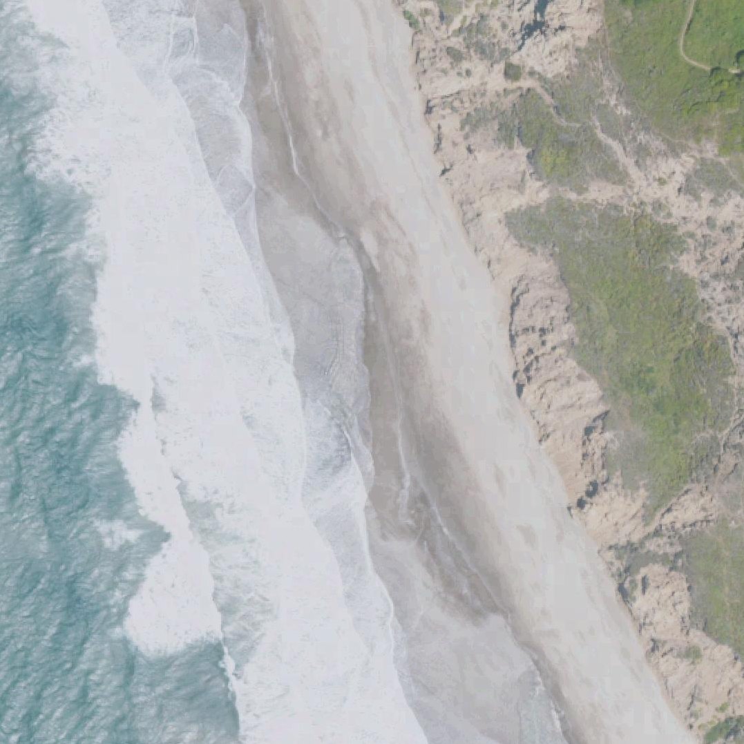 Aerial map of Wildcat Beach