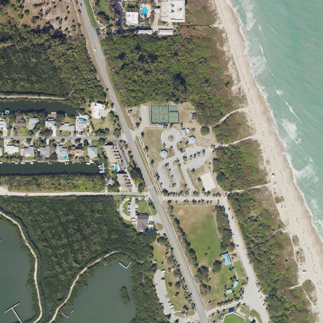 Aerial map of Wildcat Cove Preserve