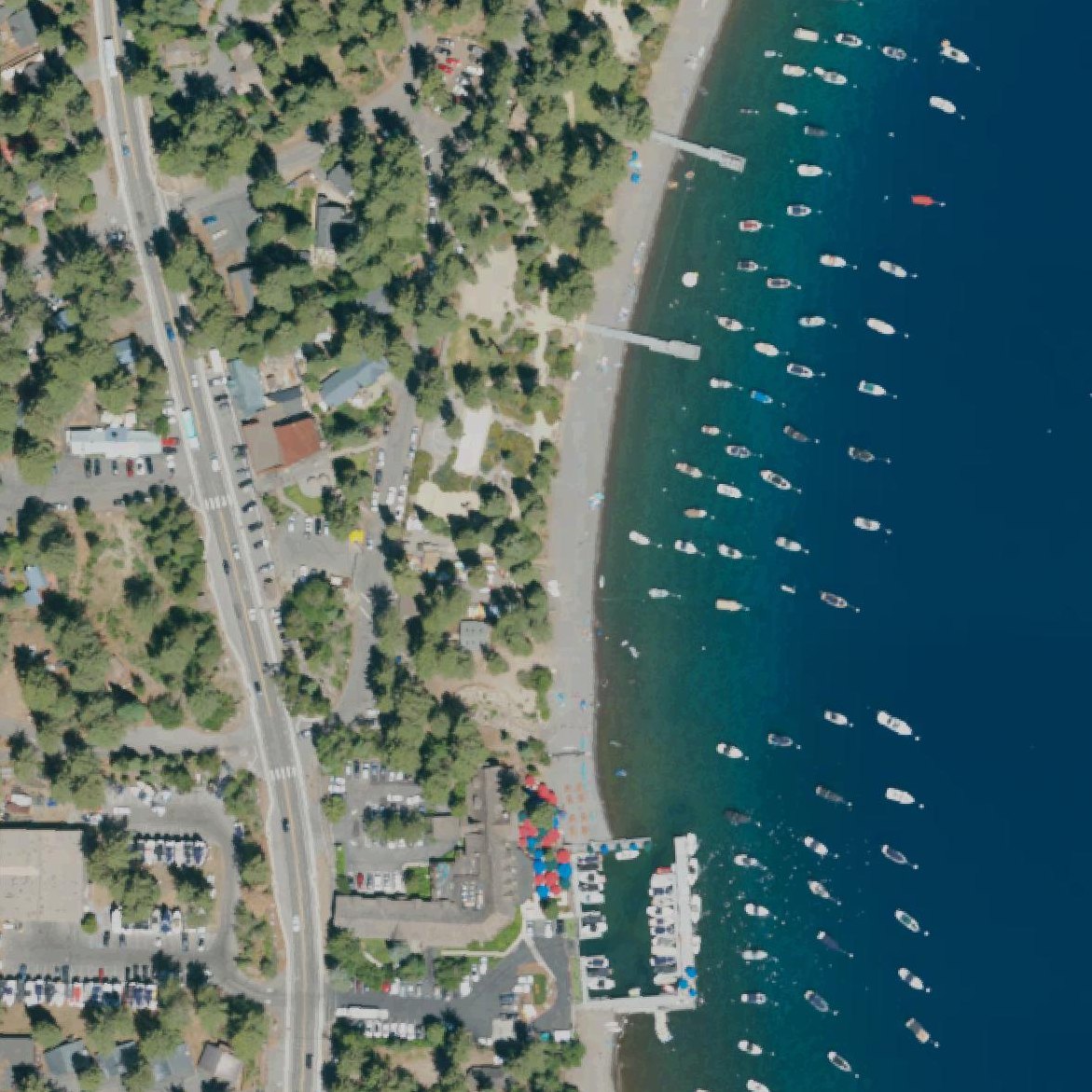 Aerial map of William Kent Beach
