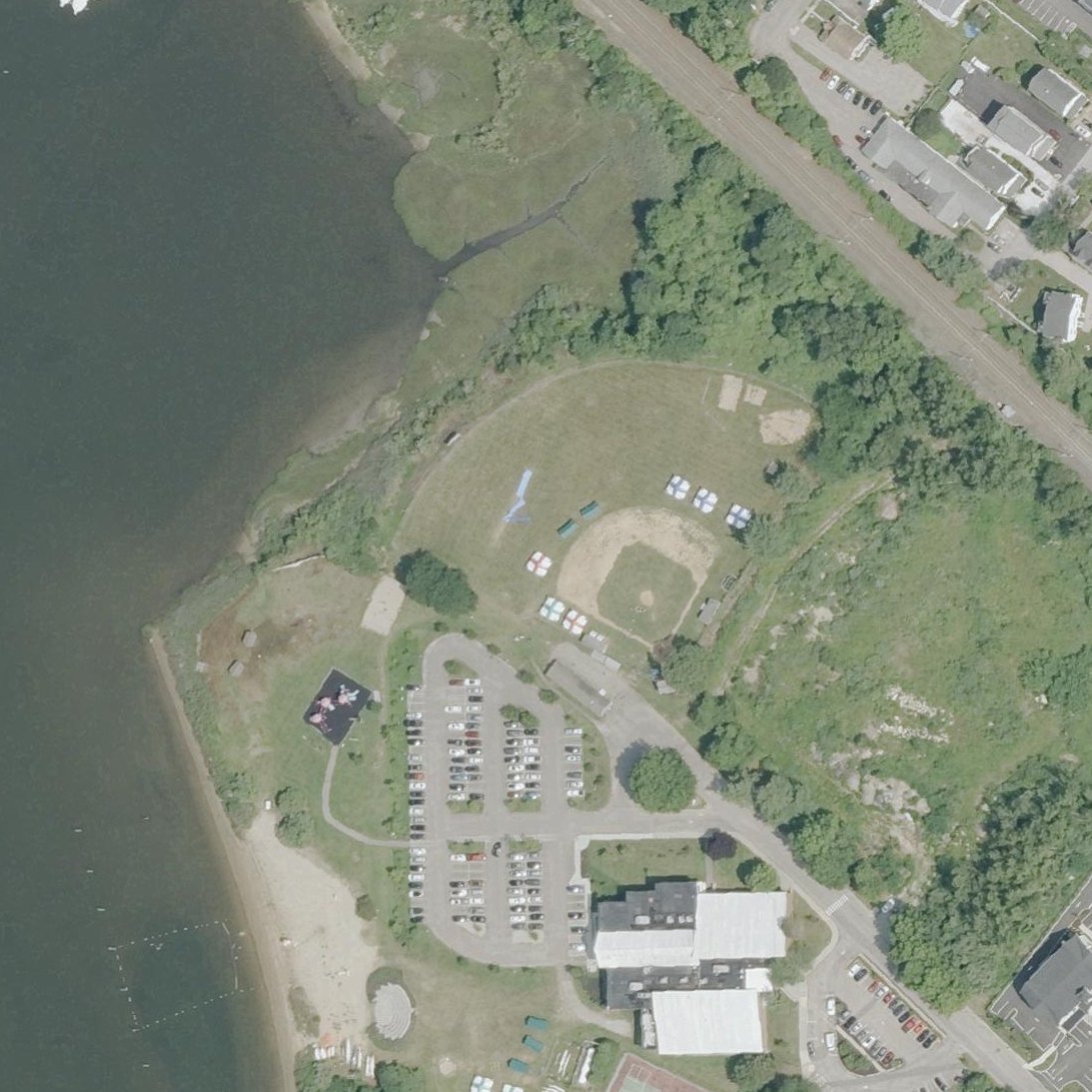 Aerial map of Williams Beach Park