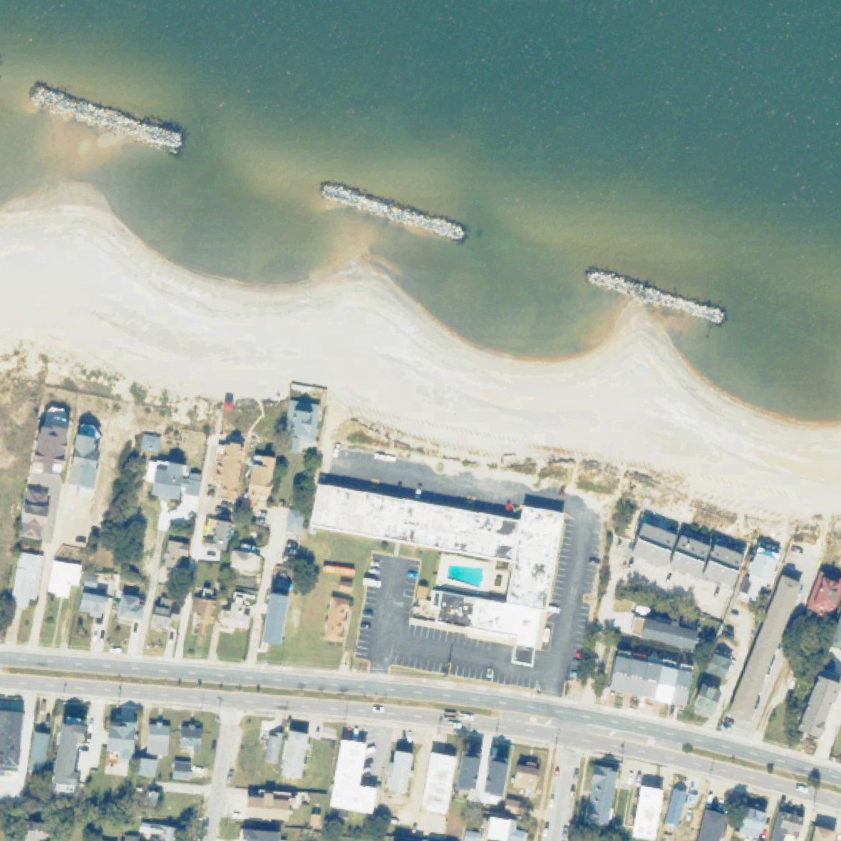 Aerial map of Willoughby Beach