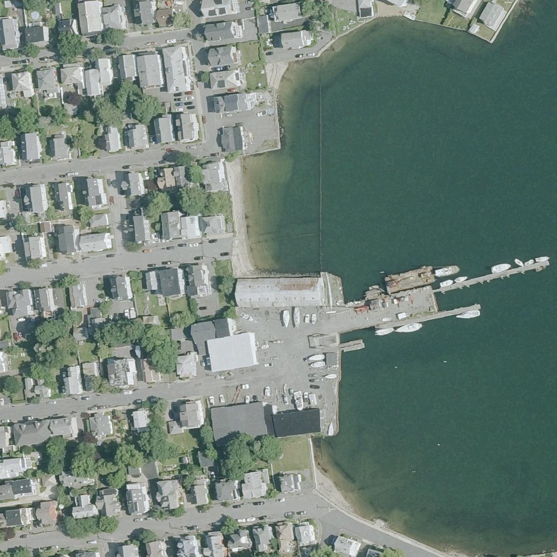 Aerial map of Willow Ave Beach