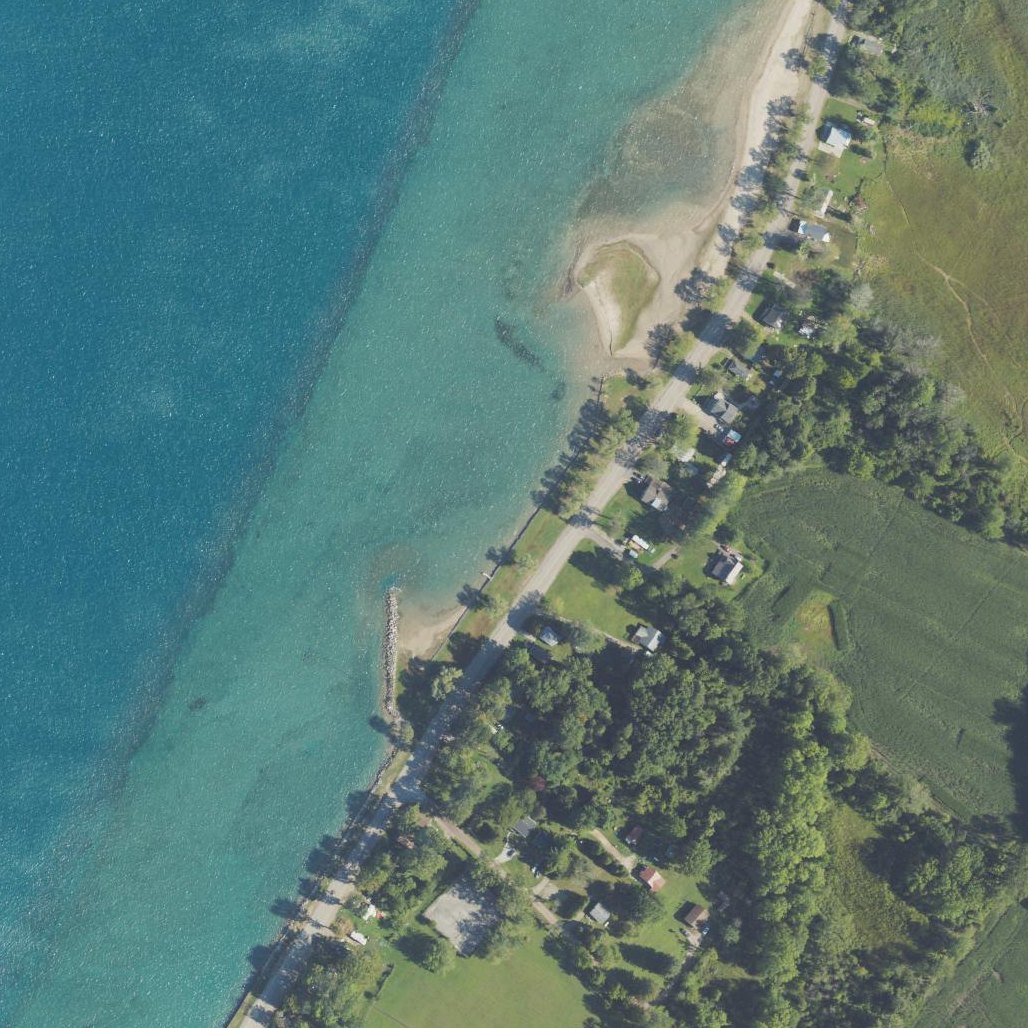Aerial map of Willow Beach