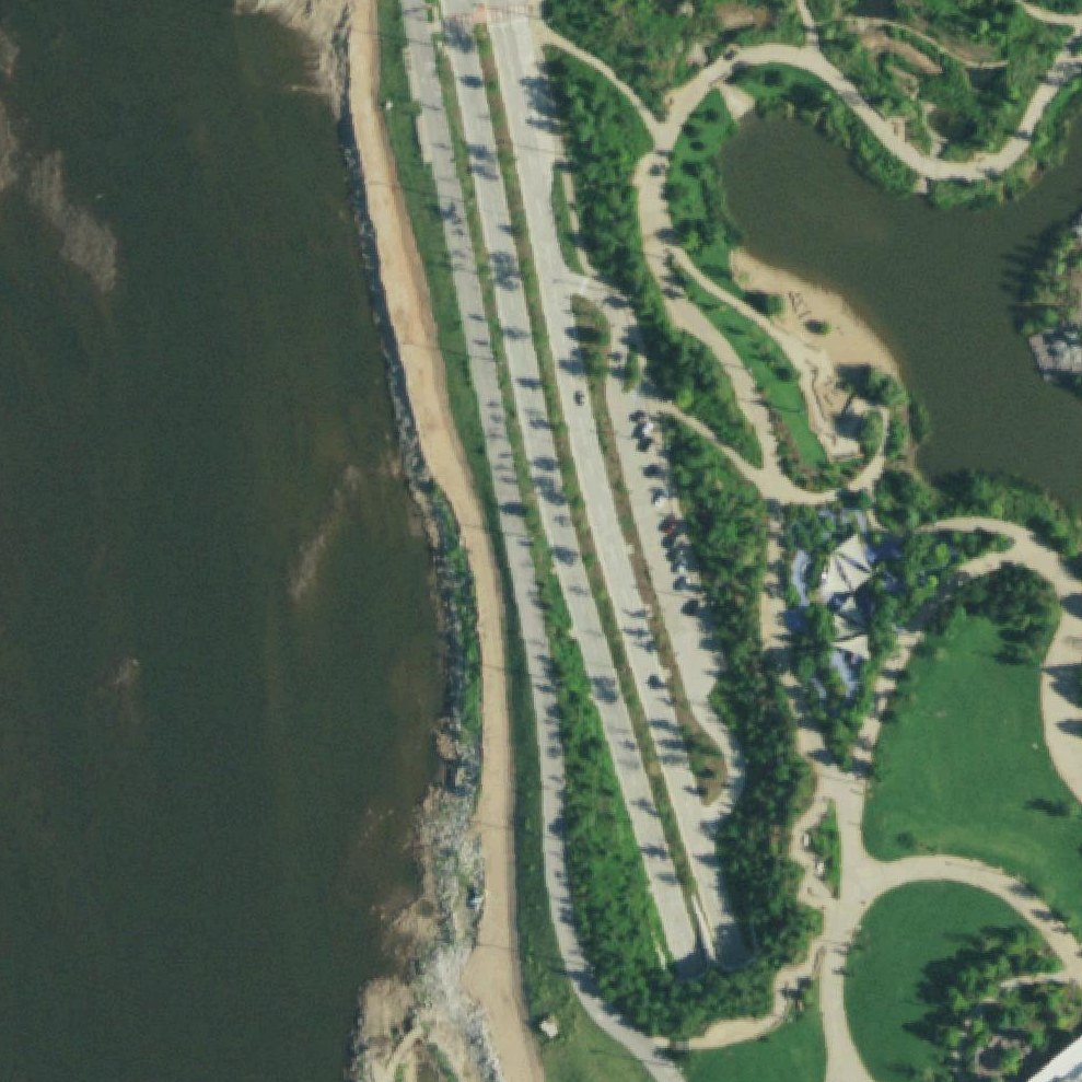 Aerial map of Willow Beach