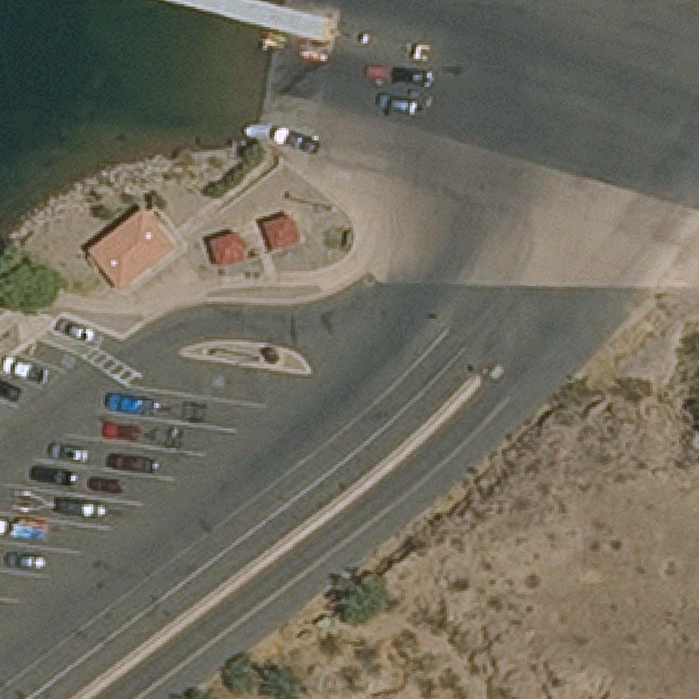 Aerial map of Willow Beach
