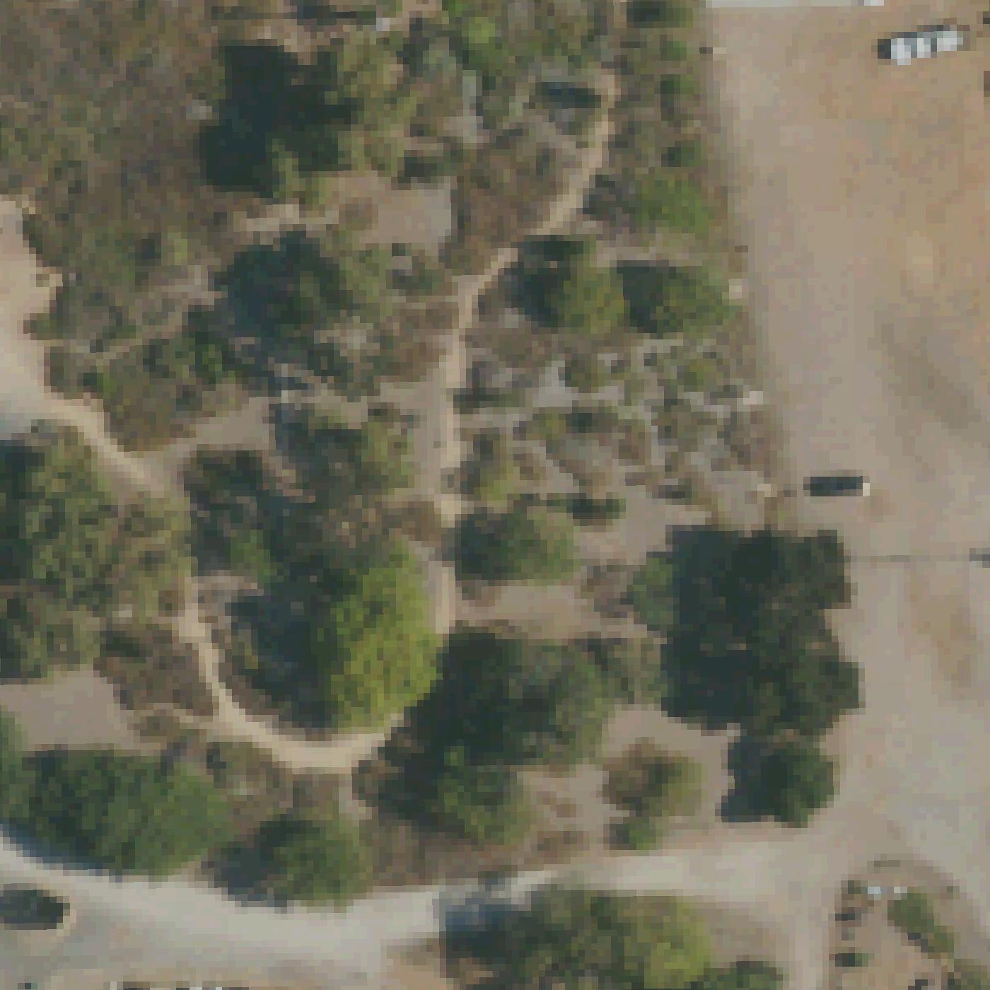 Aerial map of Willow Springs Park - Long Beach