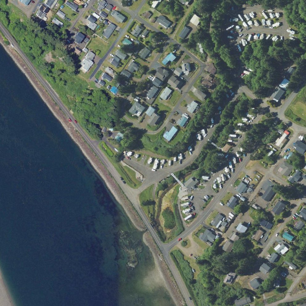 Aerial map of Wilson Beach