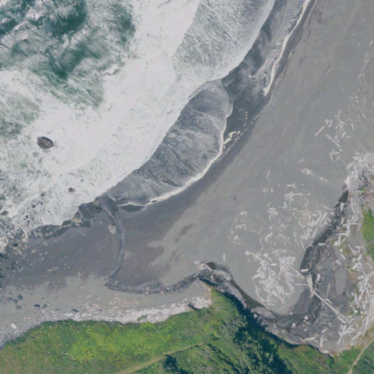 Aerial map of Wilson Creek Beach