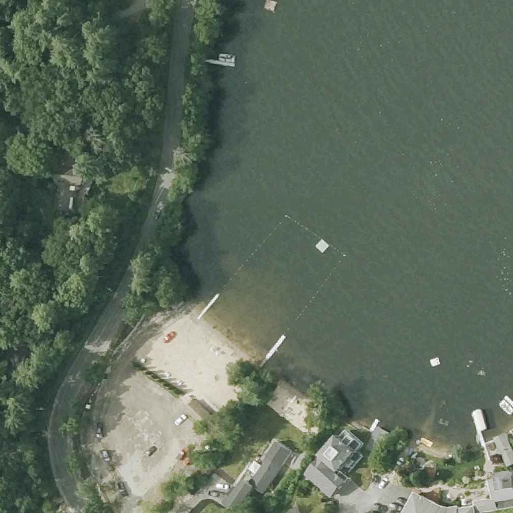 Aerial map of Windham Town Beach