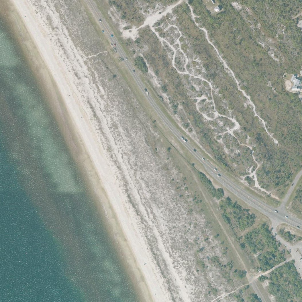 Aerial map of Windmark Public Beach access