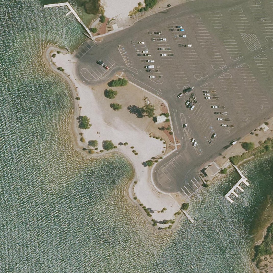 Aerial map of Windsor Beach, Lake Havasu