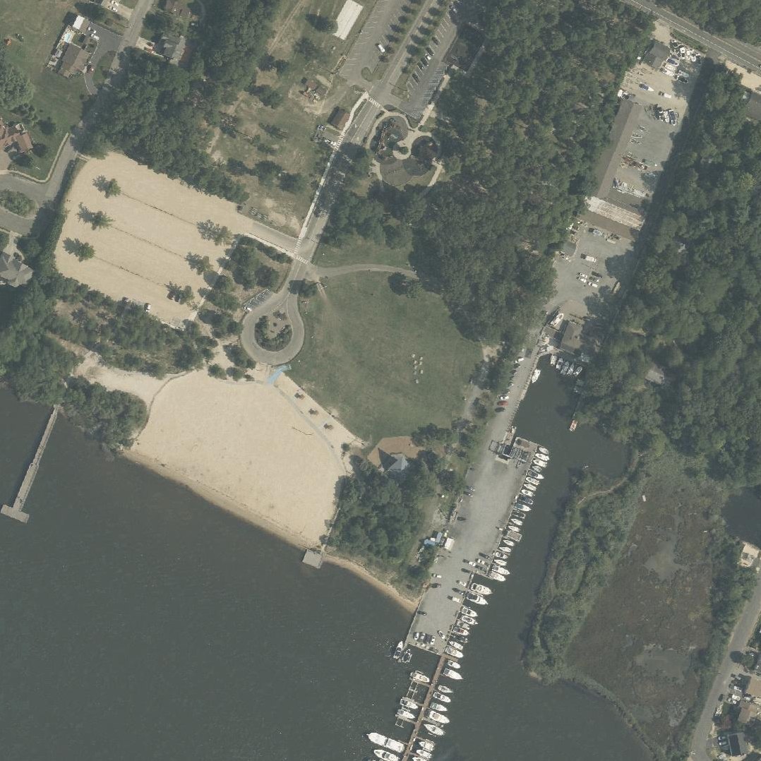 Aerial map of Windward Beach Park