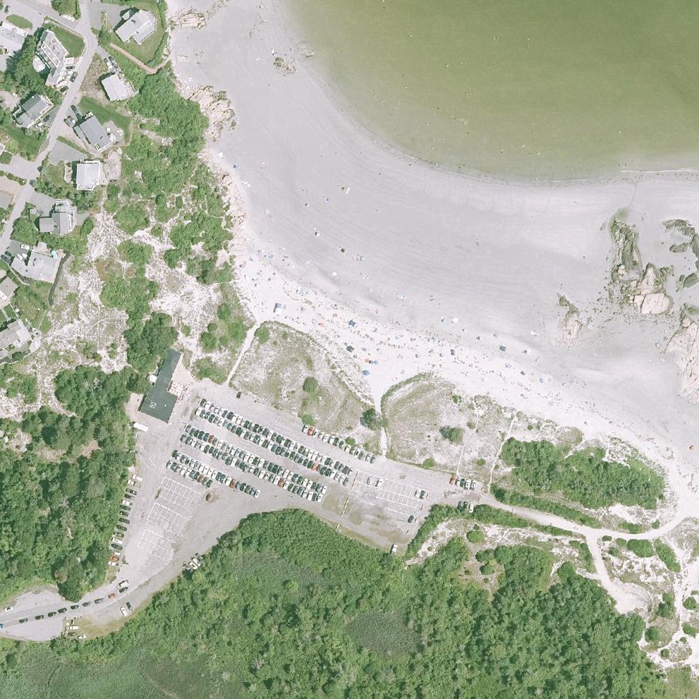 Aerial map of Wingaersheek Beach