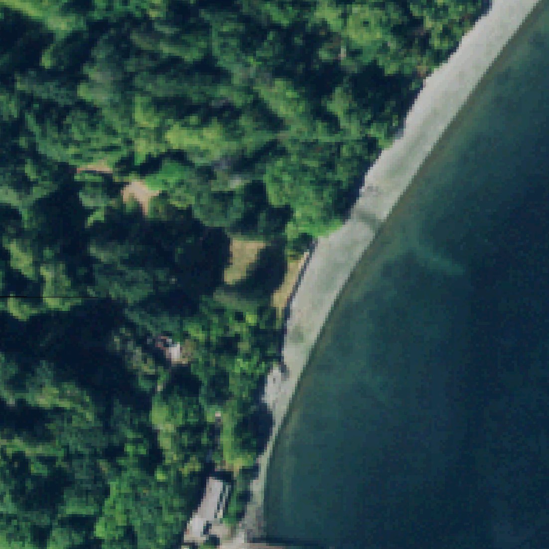 Aerial map of Wingehaven beach access