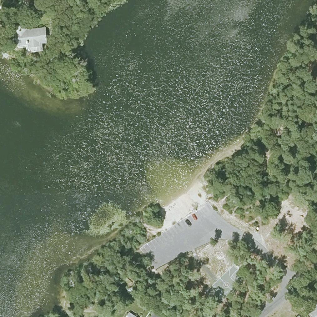 Aerial map of Wings Grove Beach