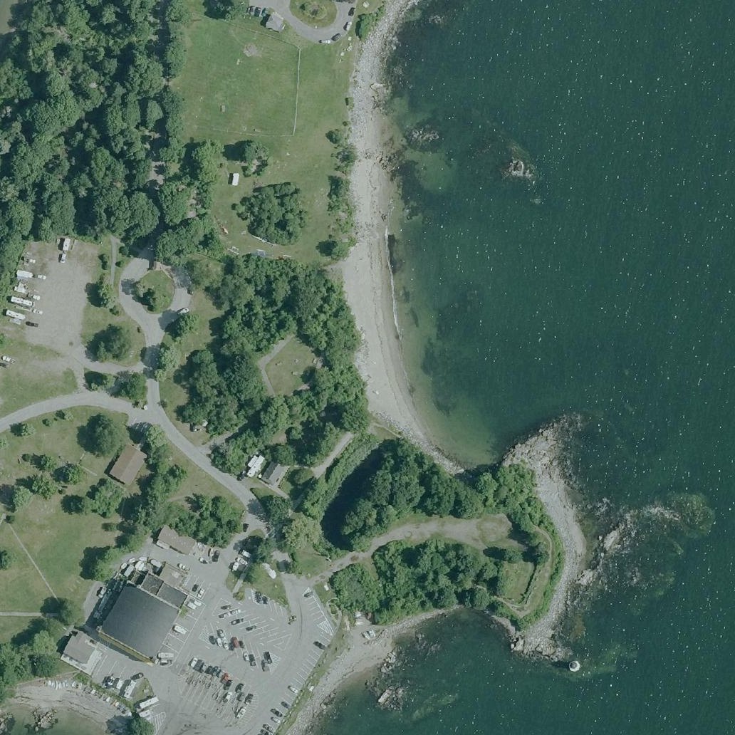 Aerial map of Winter Island/Waikiki Beach