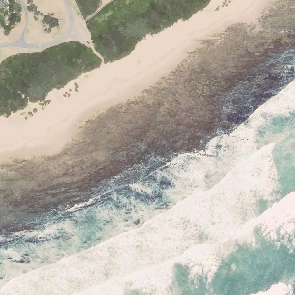 Aerial map of Winterstrand Beach