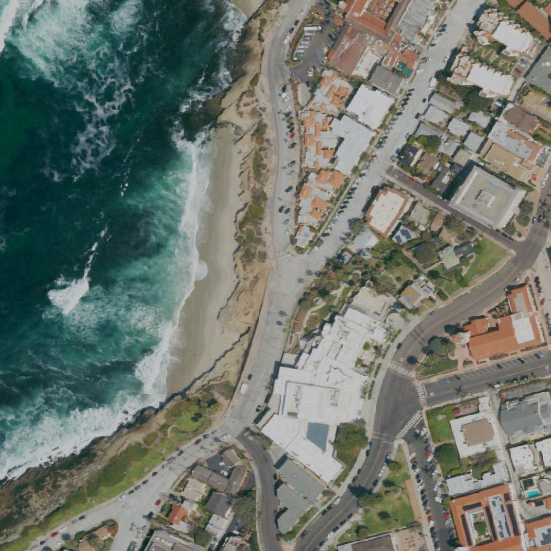 Aerial map of Wipeout Beach