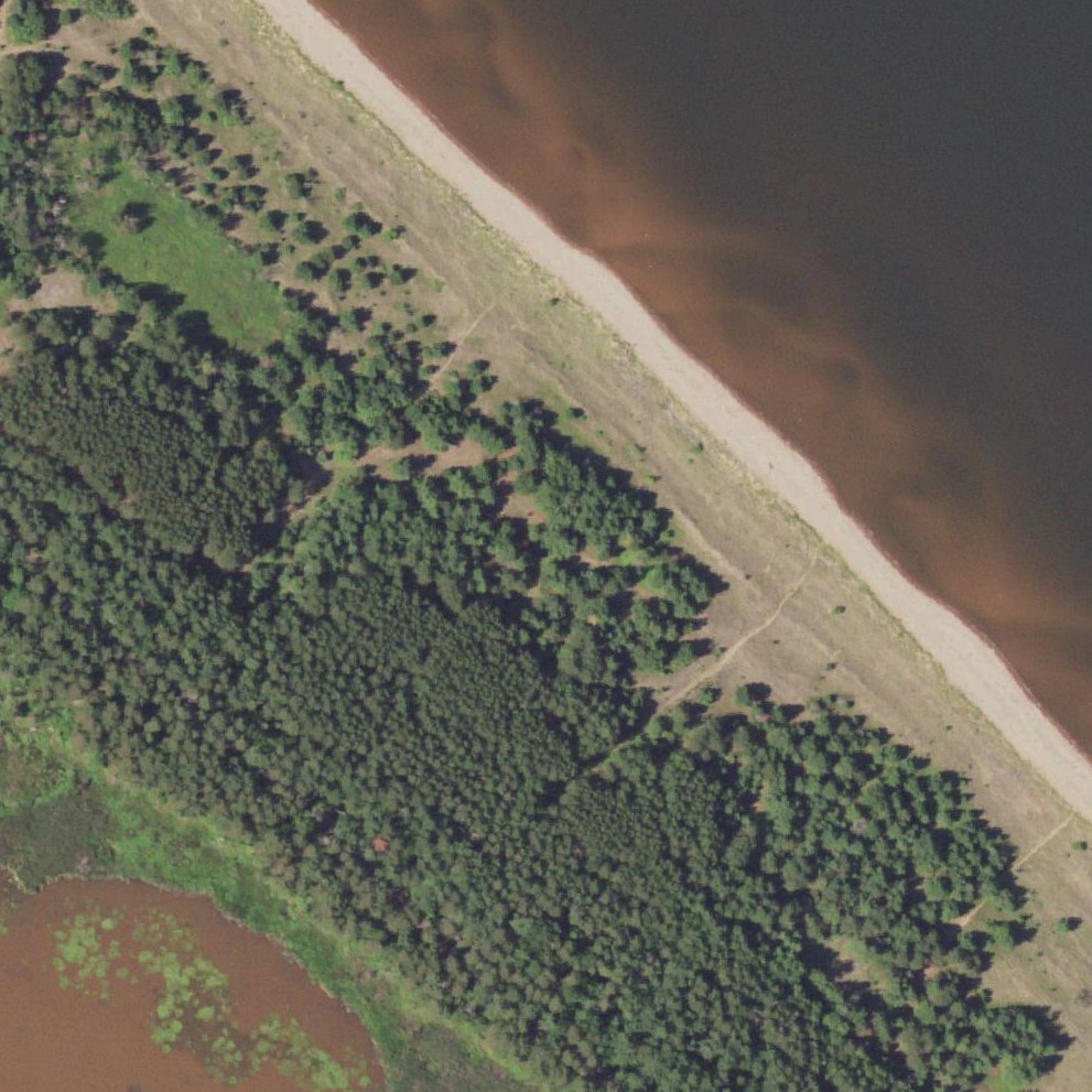 Aerial map of Wisconsin Point