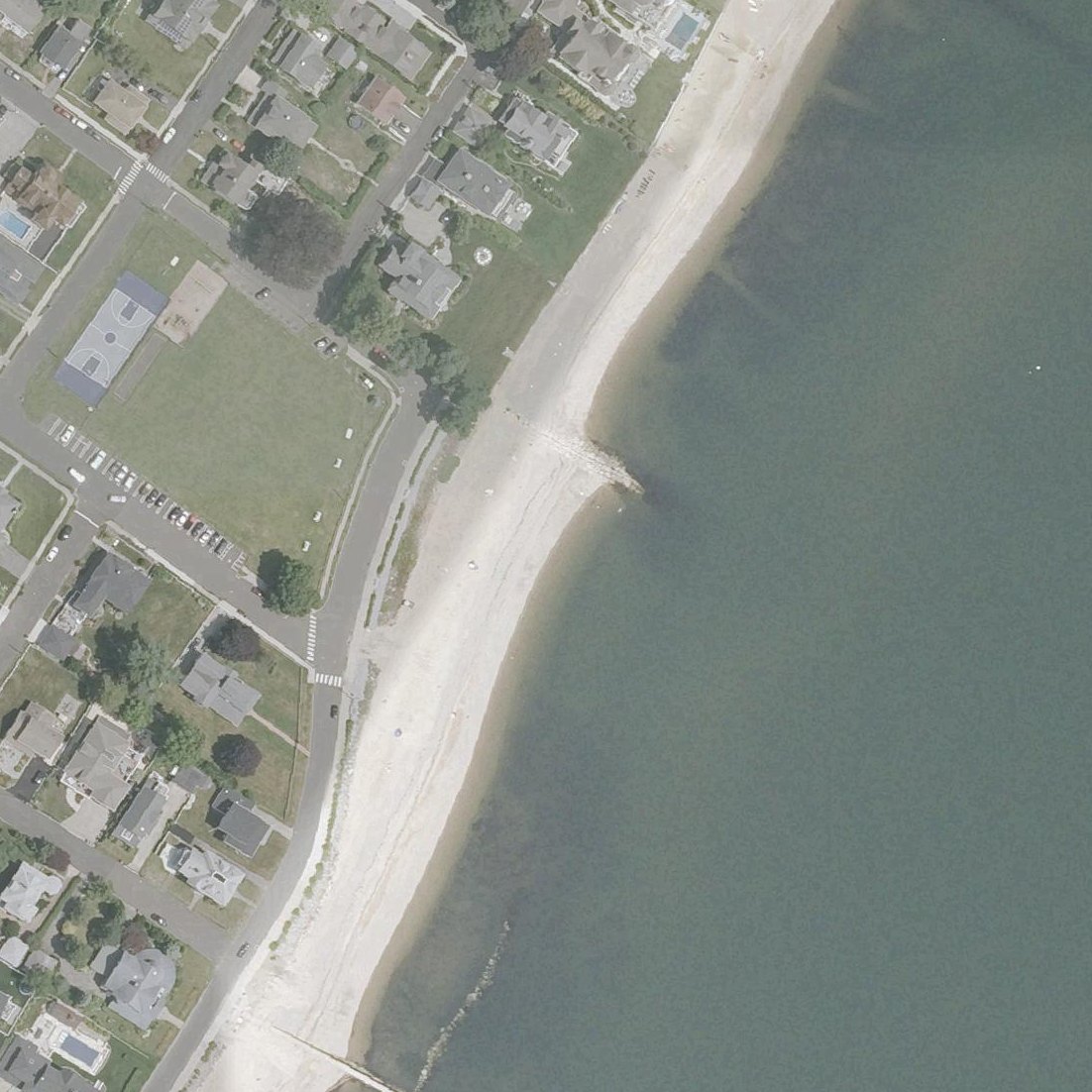 Aerial map of Woodmont Beach