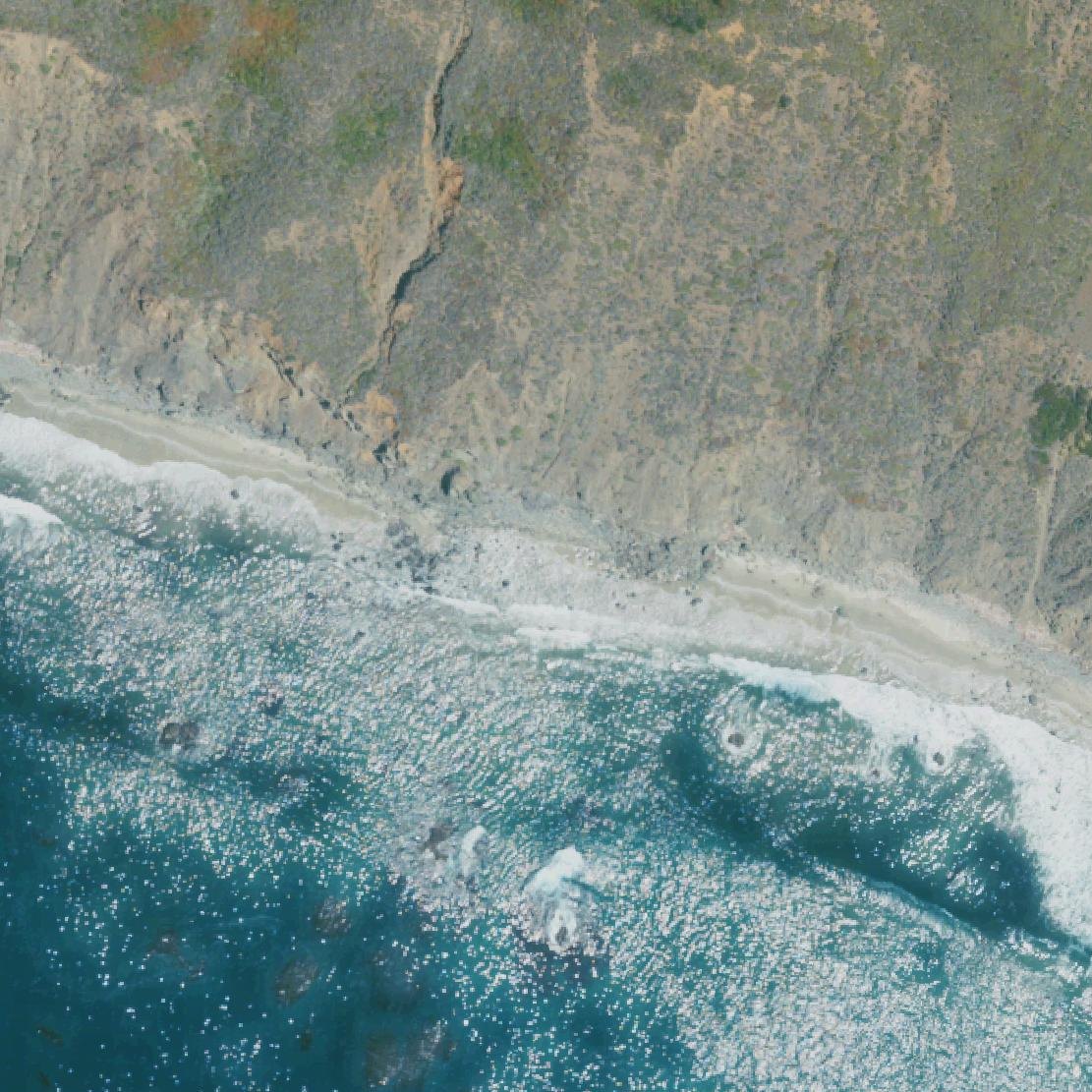 Aerial map of Wreck Beach