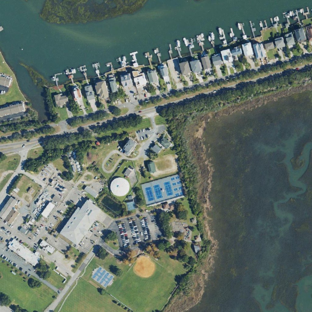 Aerial map of Wrightsville Beach Park