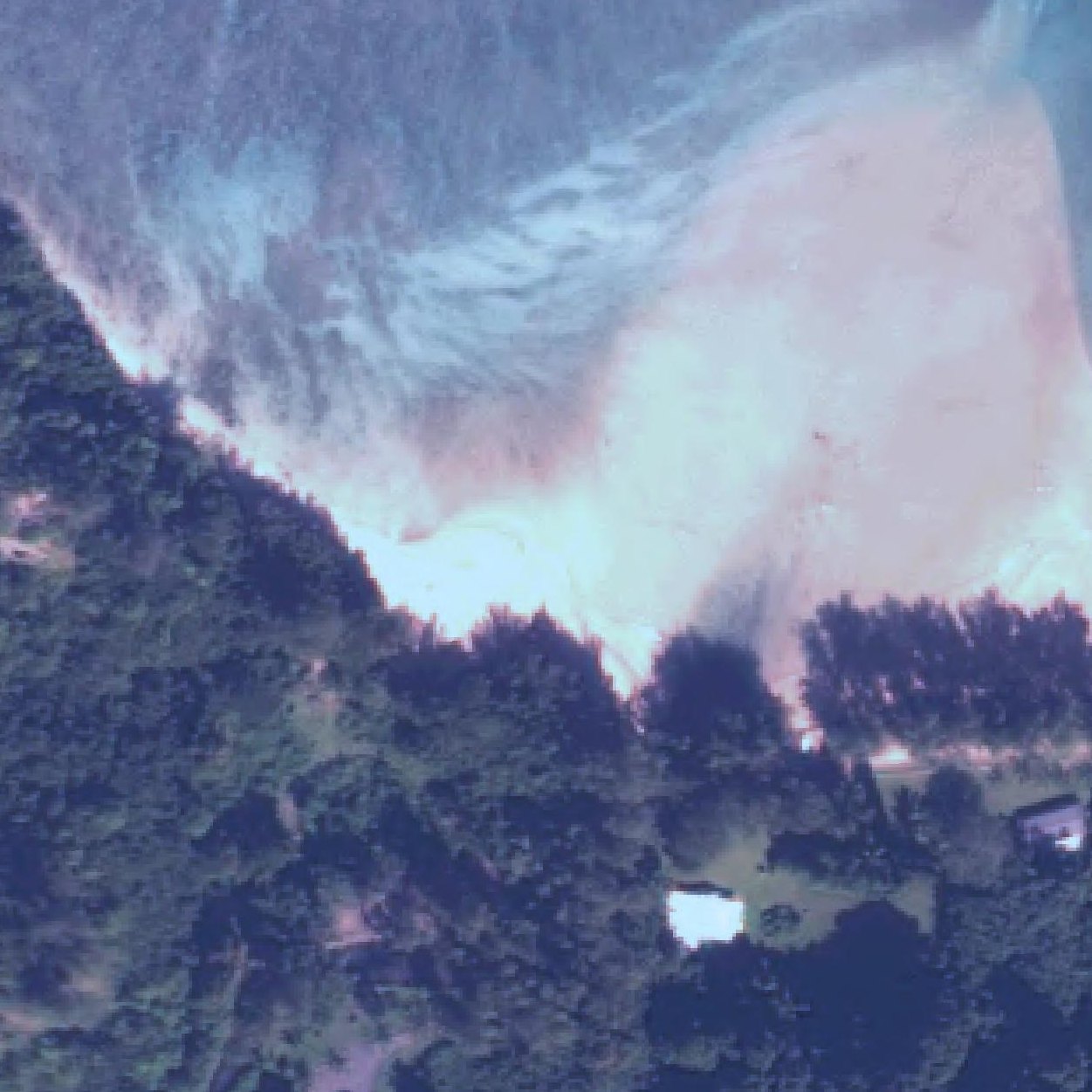Aerial map of Wyllie's Beach