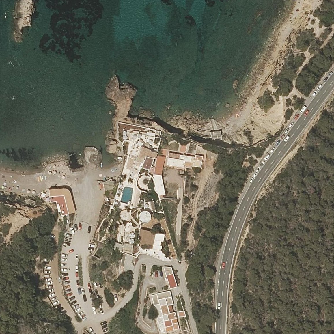 Aerial map of Xarraca Colum