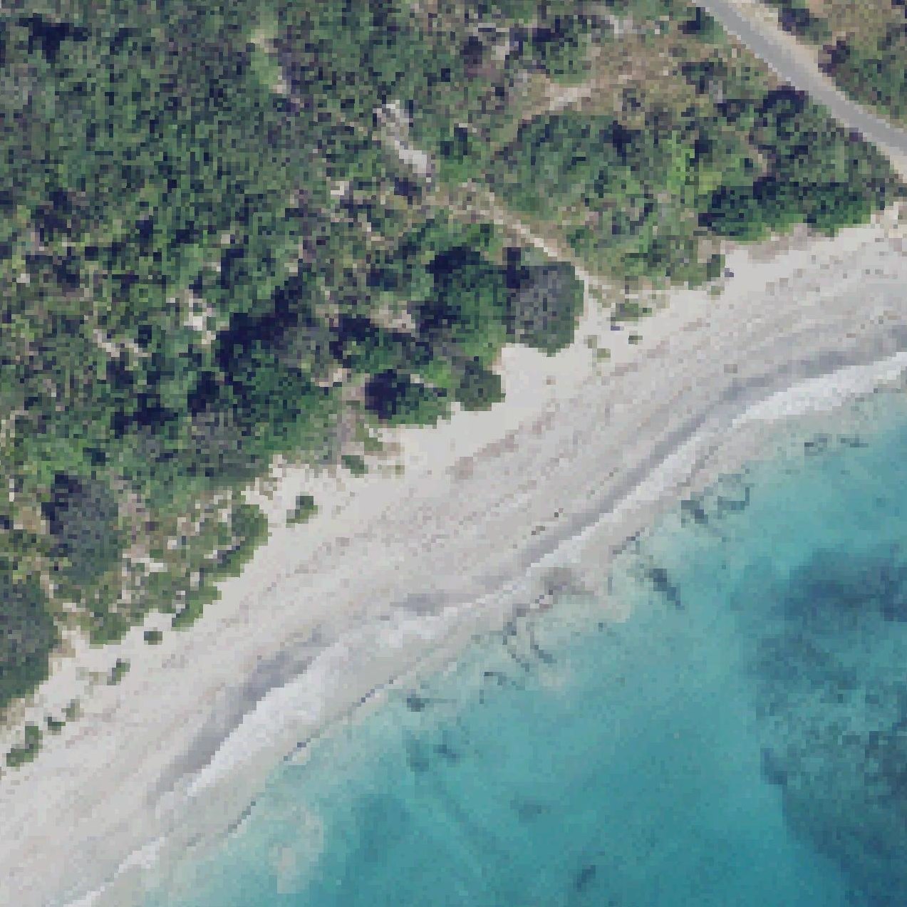 Aerial map of Yauco Beach