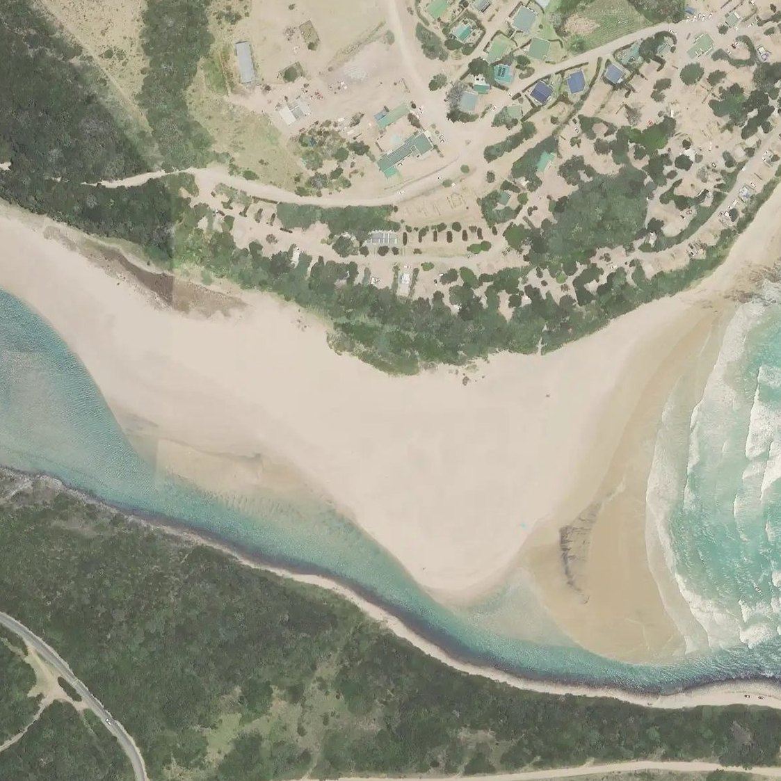 Aerial map of Yellow Sands