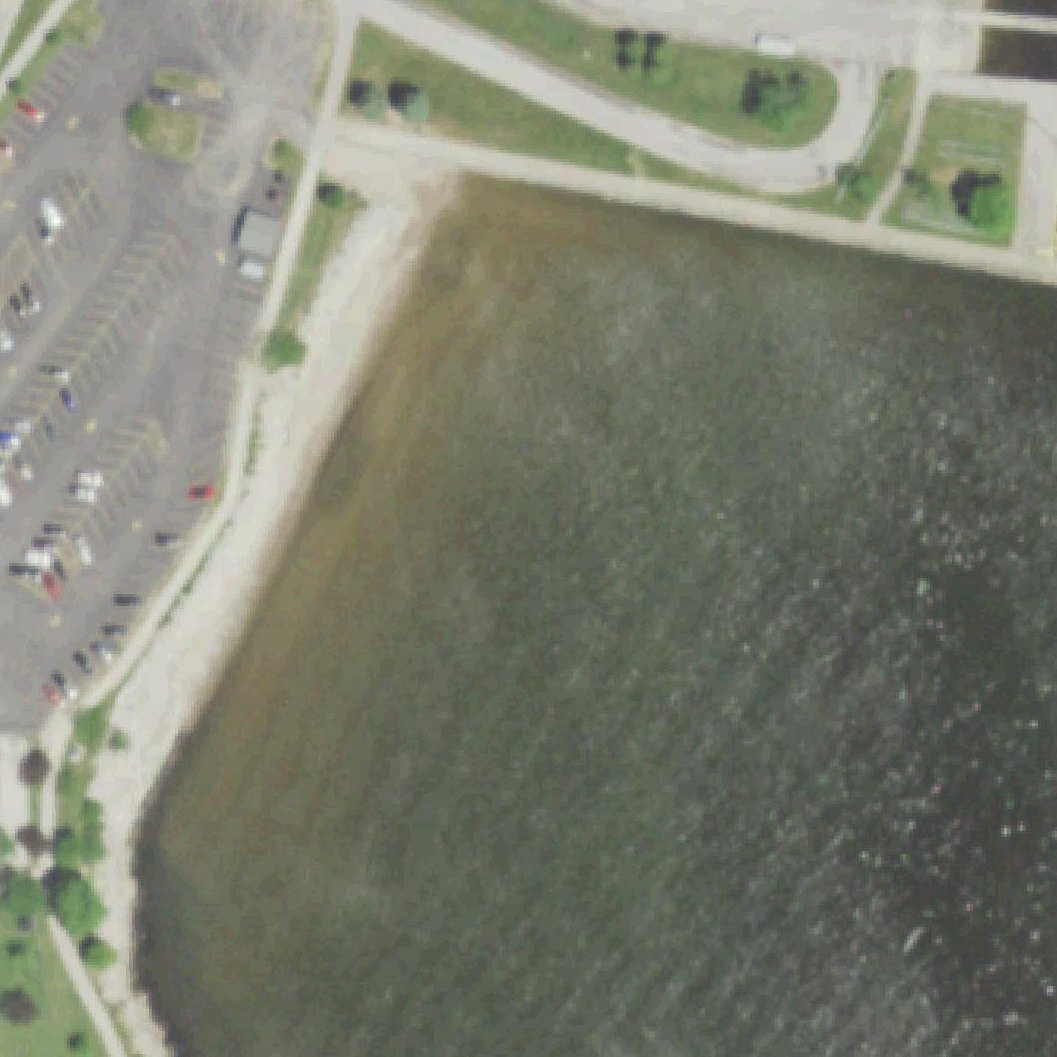 Aerial map of YMCA Beach